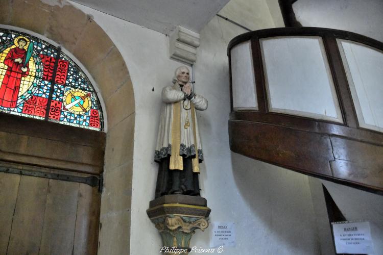 Intérieur de l'église de Poiseux