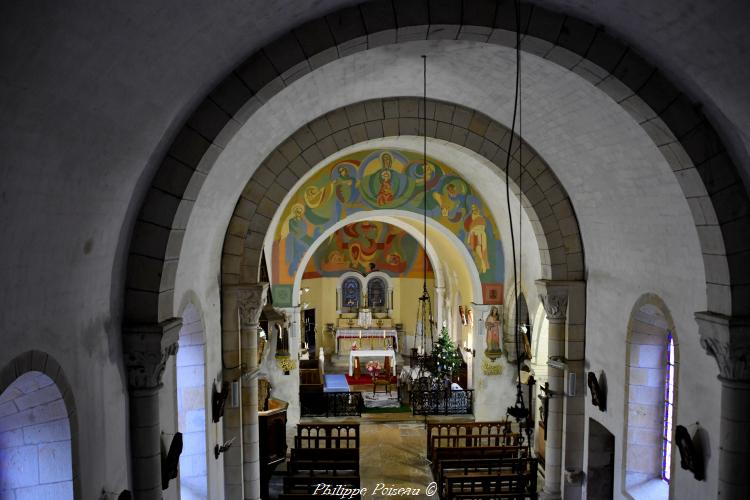 Intérieur de l'église de Poiseux