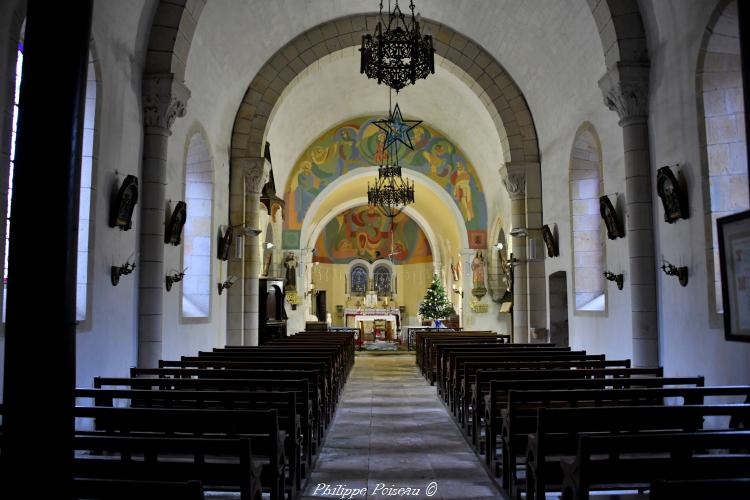 Intérieur de l'église de Poiseux