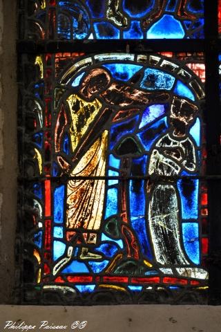 Vitrail du XIIIe siècle de Saint Vérain