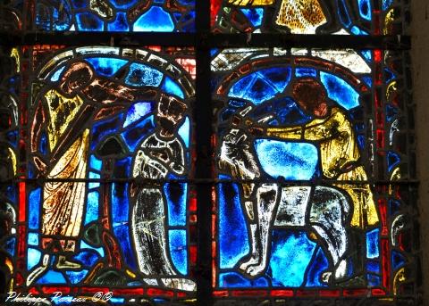 Vitrail du XIIIe siècle de Saint Vérain