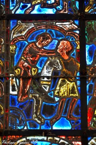 Vitrail du XIIIe siècle de Saint Vérain