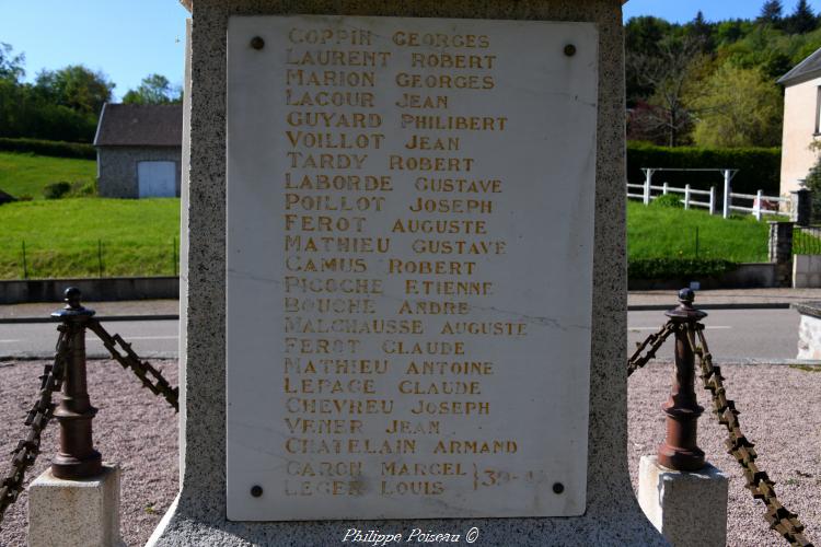Monument aux morts de Dun les Places