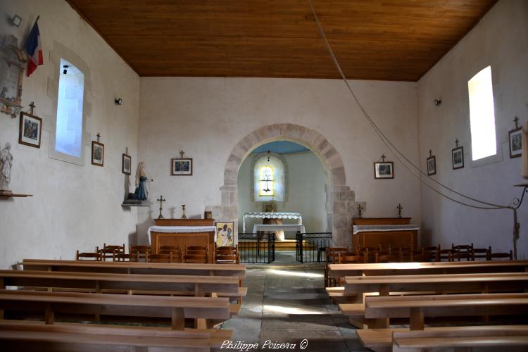 Intérieur de l’église de Murlin un beau patrimoine