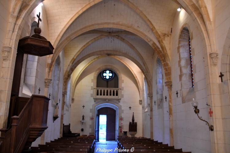 Intérieur de l’église de Sichamps un patrimoine