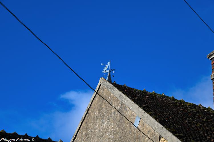 Girouette de la dame au parapluie