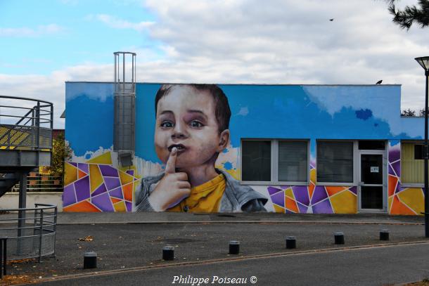Graff du centre socio-culturel de la Baratte  un beau patrimoine