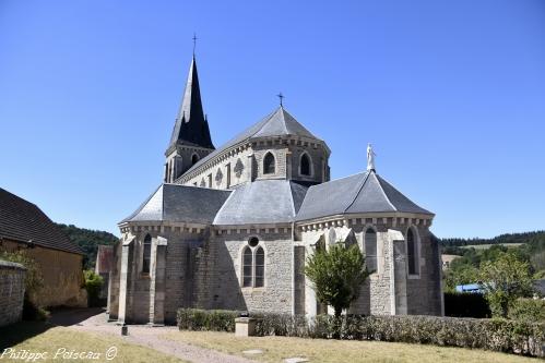 Intérieur de l'Église de Montreuillon Nièvre Passion