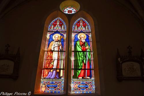 Intérieur de l'Église de Montreuillon Nièvre Passion