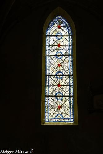 Intérieur de l'Église de Montreuillon Nièvre Passion