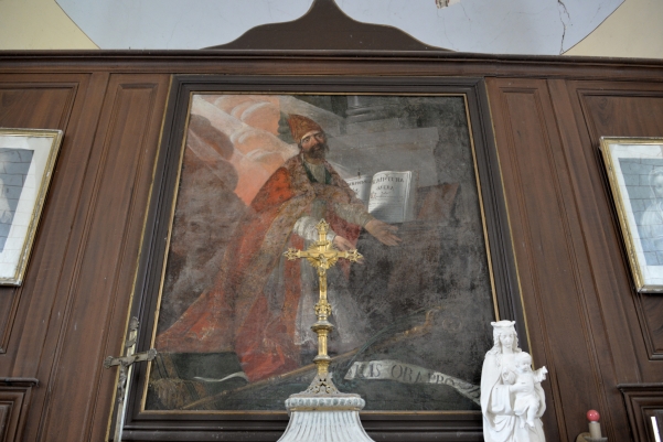 Intérieur de l'église de Tronsanges