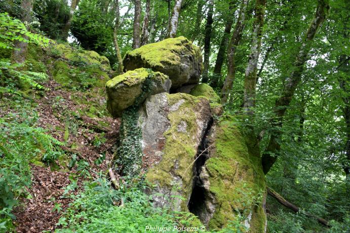 Le rocher de la "Maison-du-Loup"