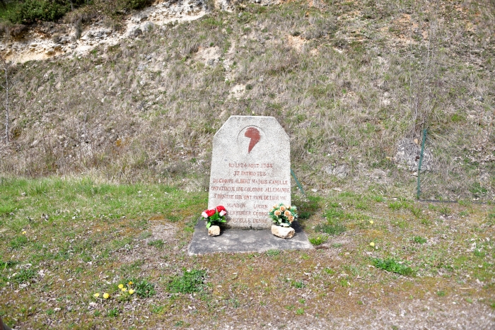 Stèle "Albert" du Maquis Camille
