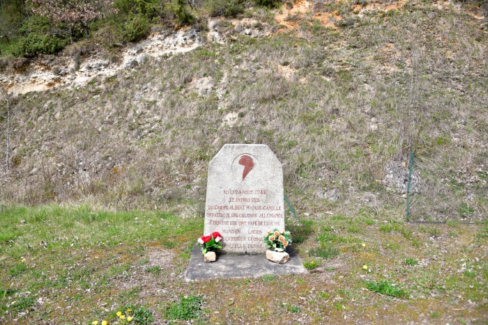Stèle "Albert" du Maquis Camille