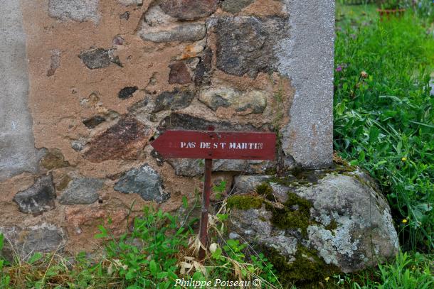 La pierre du "Pas de Saint-Martin"