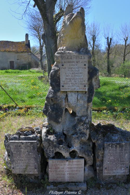 Stèle du maquis du Loup