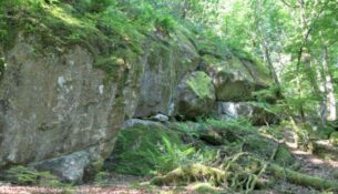 Le rocher de "la Muraille"
