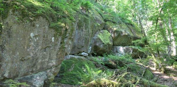 Le rocher de "la Muraille"