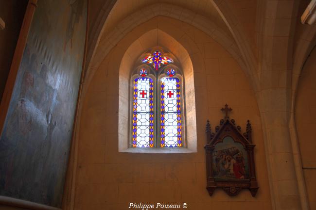 intérieur de l'église de Corvol