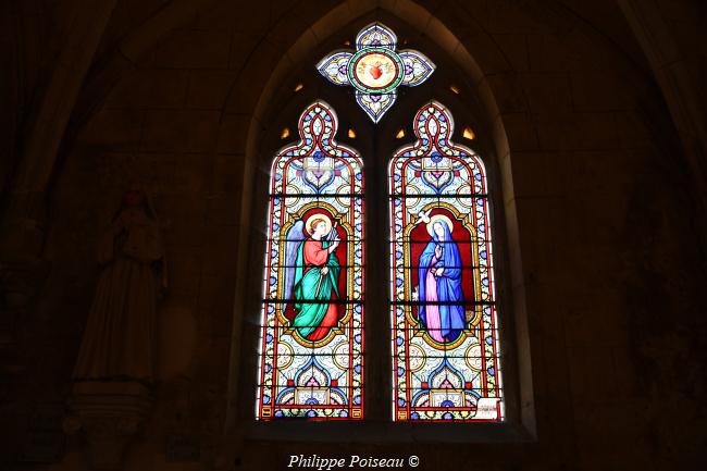 intérieur de l'église de Corvol