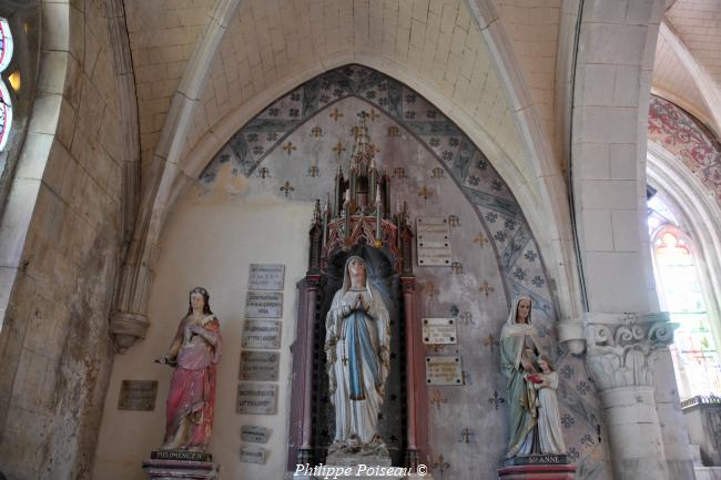 intérieur de l'église de Corvol