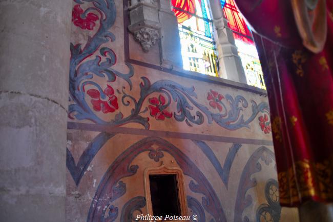 intérieur de l'église de Corvol