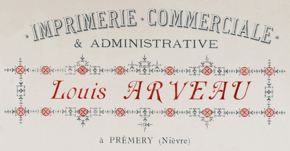 Louis Arveau imprimeur de Prémery