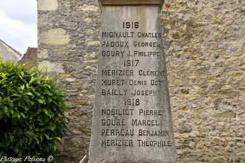 Monument aux morts d'Amazy Nièvre Passion