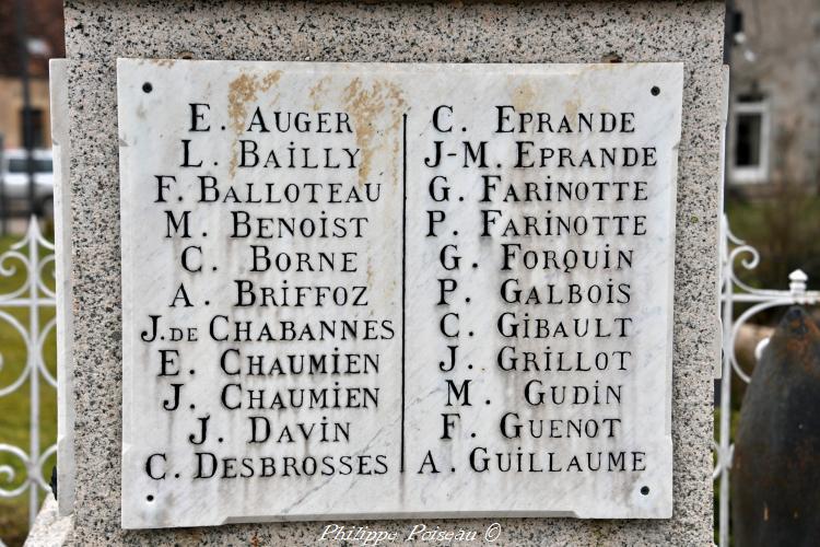 Monument aux morts de Gâcogne