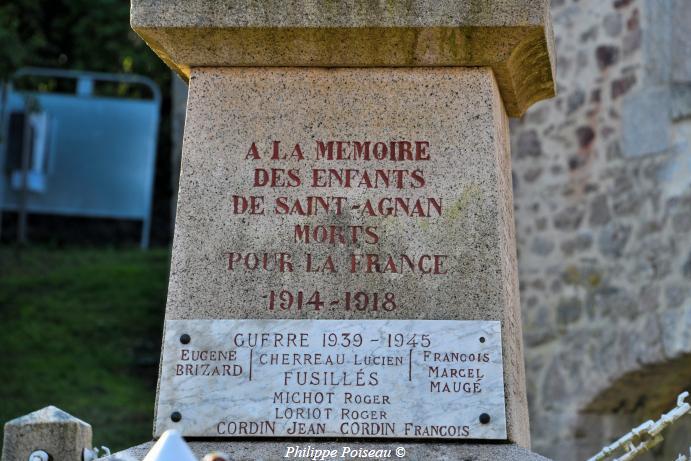 Monument aux morts de Saint Agnan
