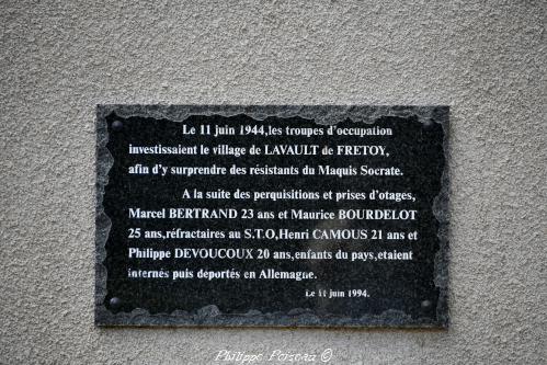 Mairie école de Lavault de Frétoy 
