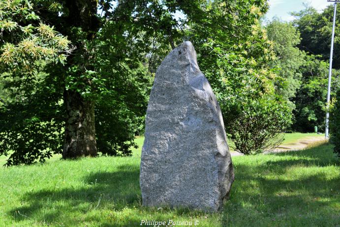Menhir du jardin Mitterrand