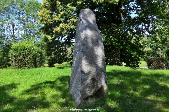 Menhir du jardin Mitterrand