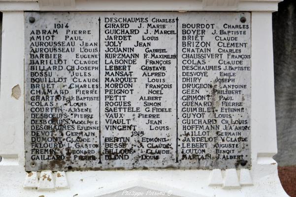 Monument aux morts de La Machine