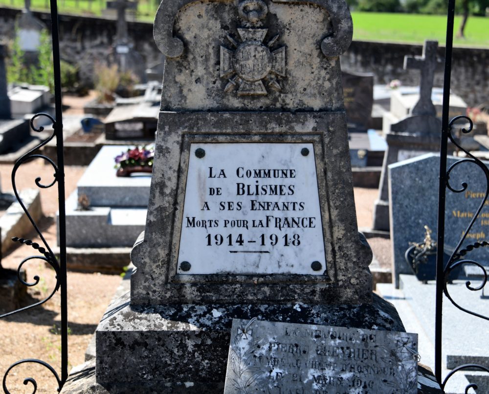 Ancien monument aux morts de Blismes