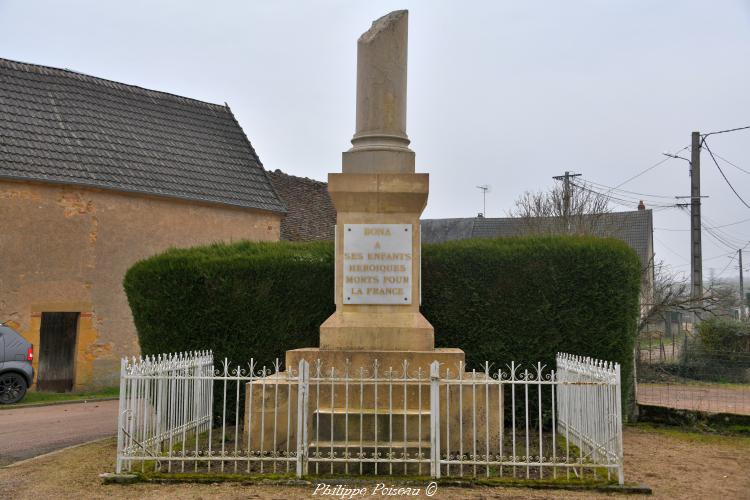 Monument aux Morts de Bona un Monument du souvenir