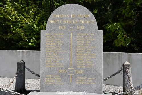 Monument aux morts de Fâchin Nièvre Passion