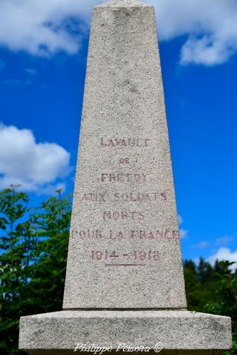 Monument aux morts de Lavault de Frétoy Nièvre Passion