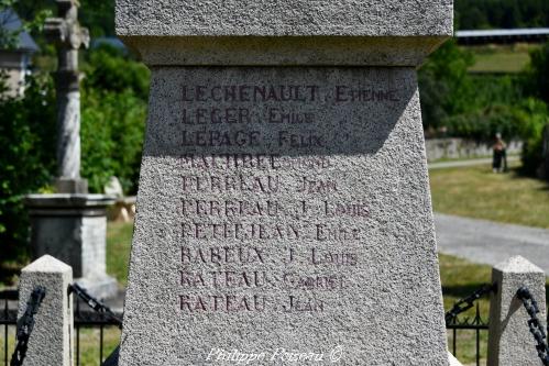 Monument aux morts de Lavault de Frétoy Nièvre Passion