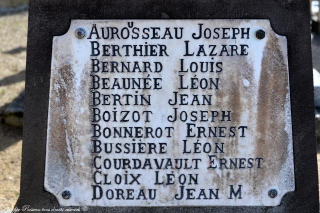 Monument aux morts de Maux