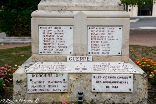 Monument aux morts de Neuvy sur Loire