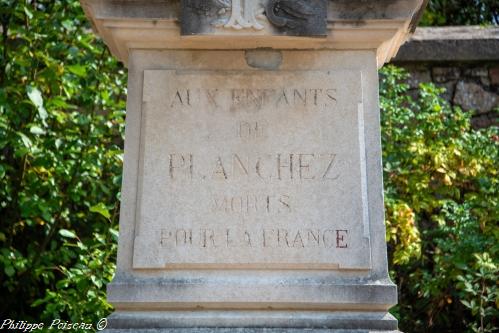 Monument aux morts de Planchez
