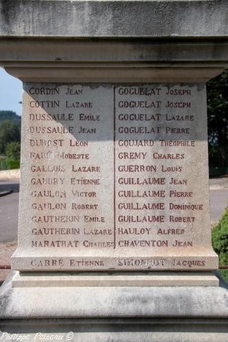 Monument aux morts de Planchez