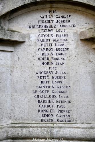 Monument aux morts de Pouilly Sur Loire