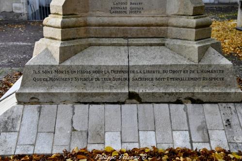 Monument aux morts de Pouilly Sur Loire