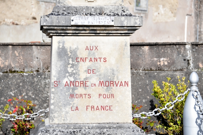 Monument aux morts de Saint André en Morvan