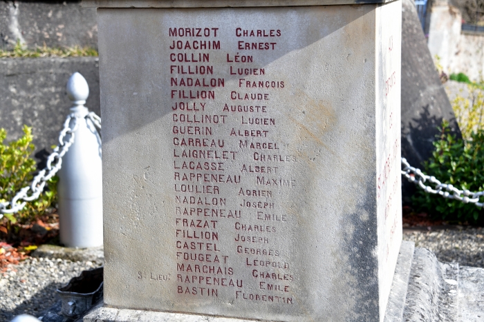 Monument aux morts de Saint André en Morvan