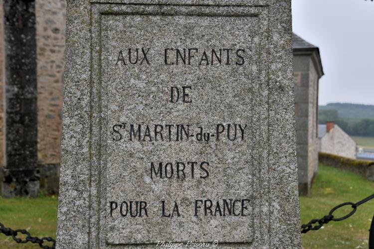 Monument aux morts de Saint Martin du Puy