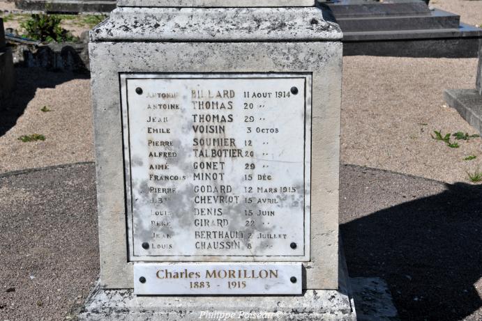 Monument aux morts de Saint Parize le Chatel 