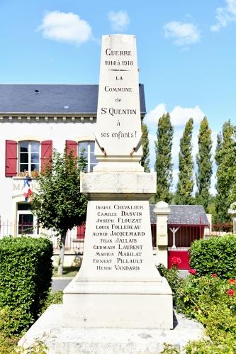 Monument aux morts de Saint Quentin sur Nohain un hommage